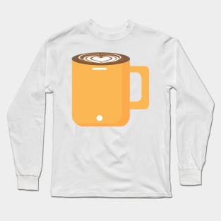 coffee love latte art Long Sleeve T-Shirt